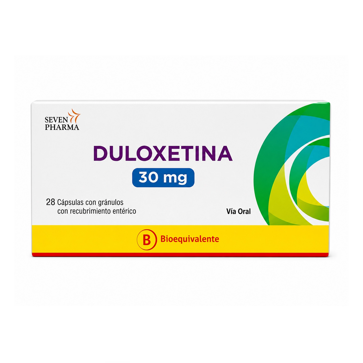 Duloxetina 30mg 28 Cápsulas con Gránulos con Recubrimiento Entérico