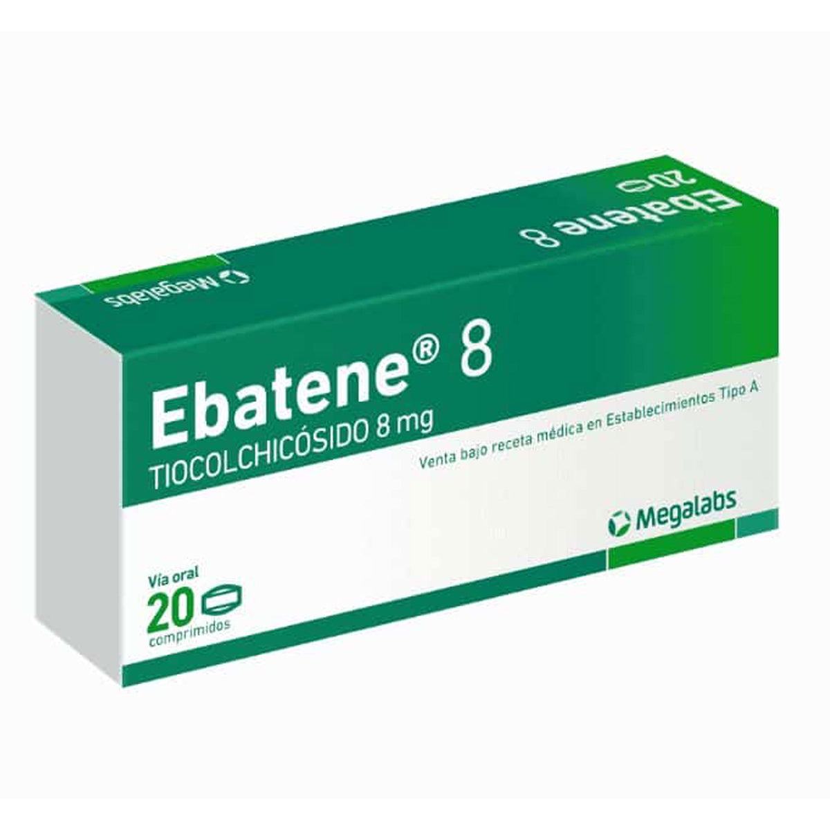 Ebatene 8 Comprimidos