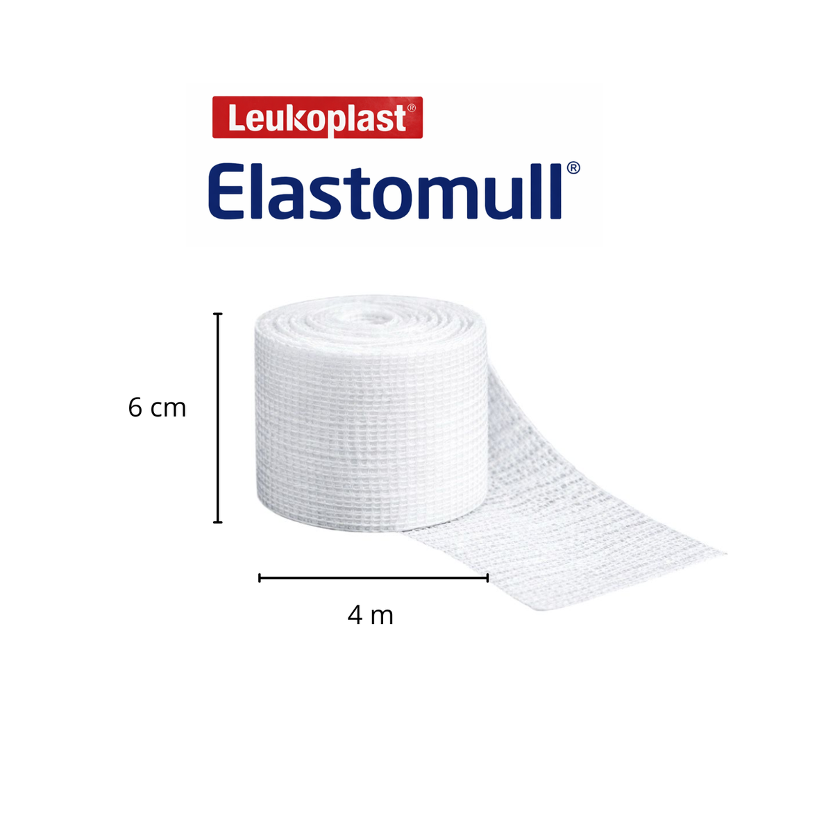 Elastomull Gasa Rollo 6 cm x 4 m
