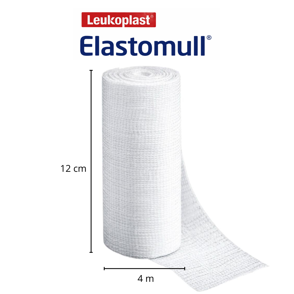 Elastomull Gasa Rollo 12 cm x 4 m