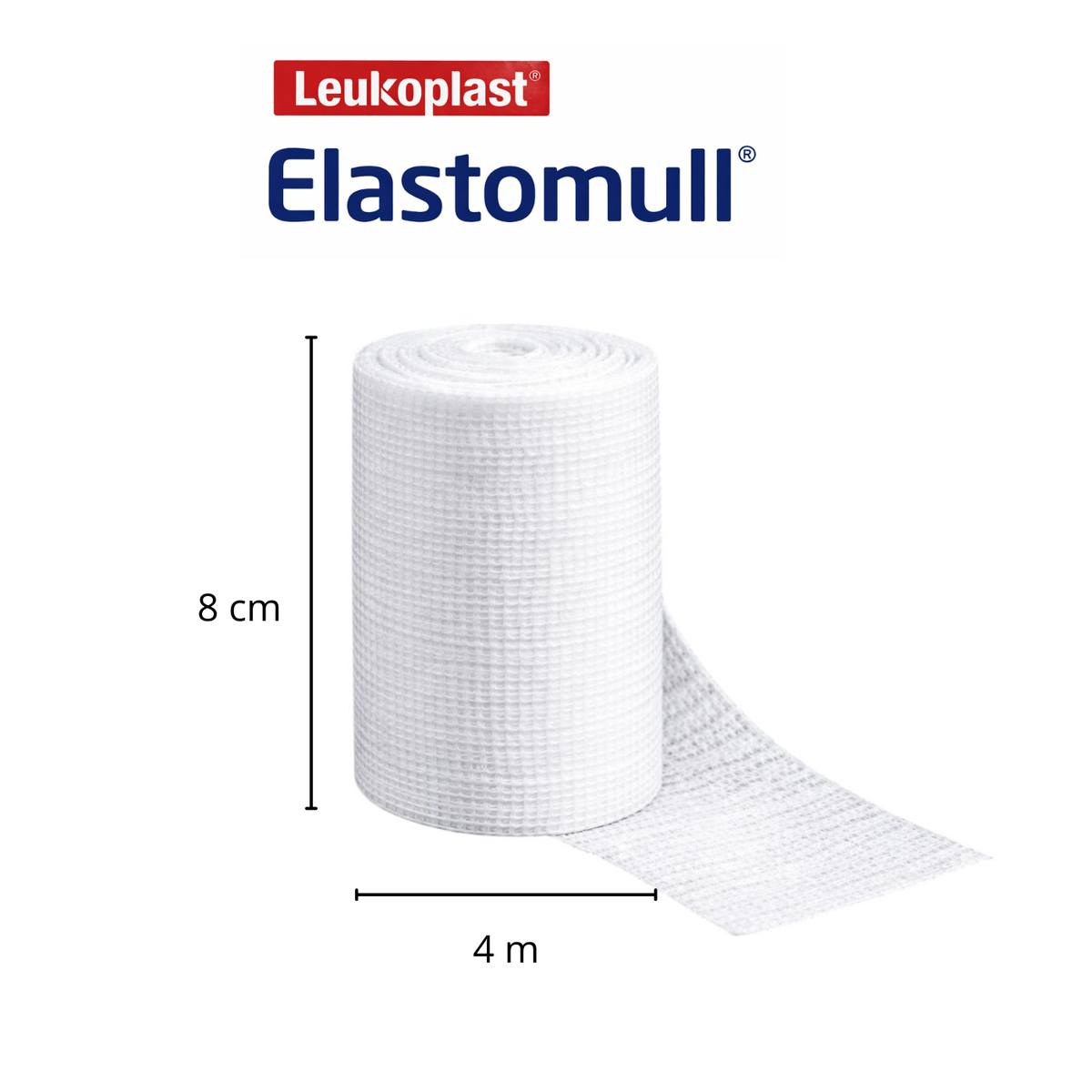 Elastomull Gasa Rollo 8 cm x 4 m