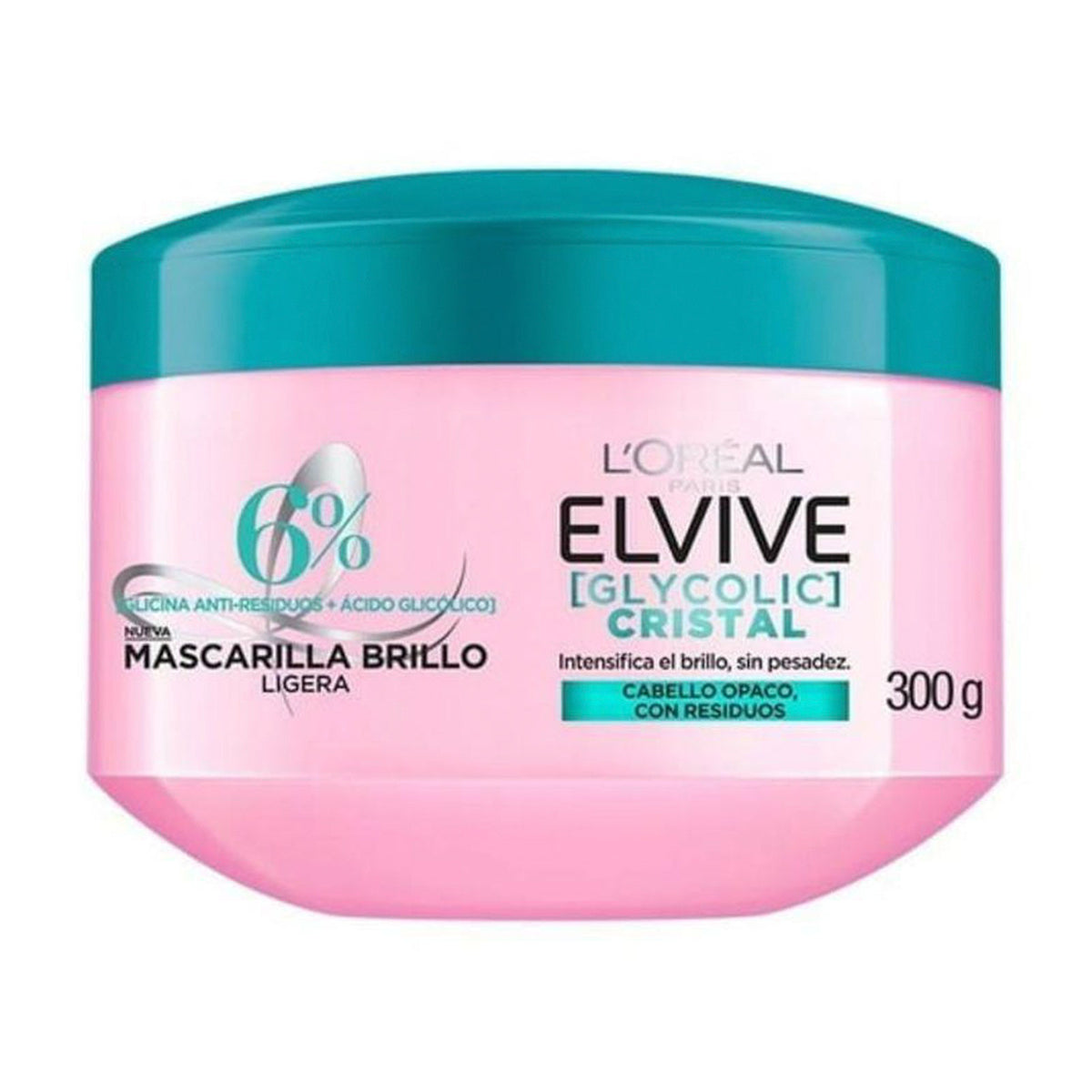Elvive Mascarilla Capilar Glycolic Cristal