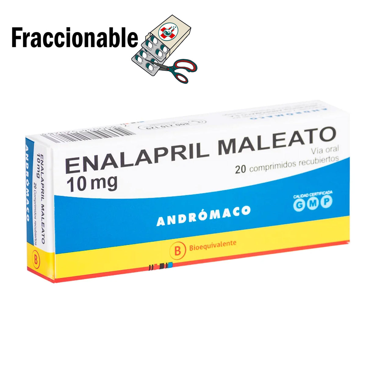 Enalapril 10mg x 20 Comprimidos