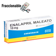 Enalapril 10mg x 20 Comprimidos