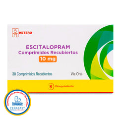 Escitalopram Comprimidos Recubiertos 10mg Producto Cenabast