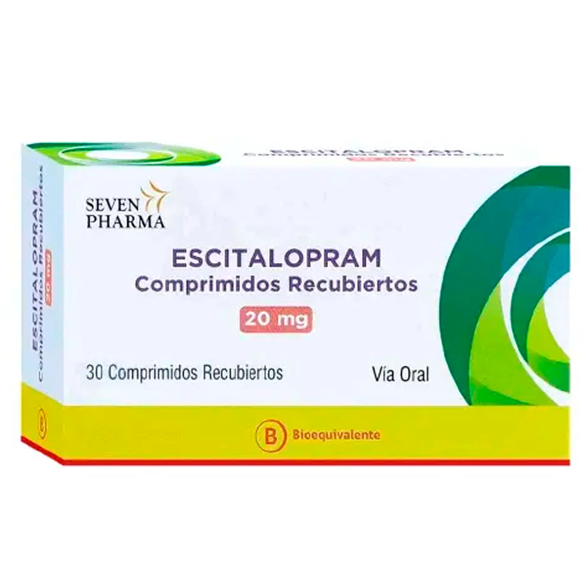 Escitalopram Comprimidos Recubiertos 20mg