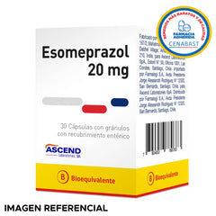 Esomeprazol Cápsulas con Gránulos con Recubrimiento Entérico 20mg Producto Cenabast