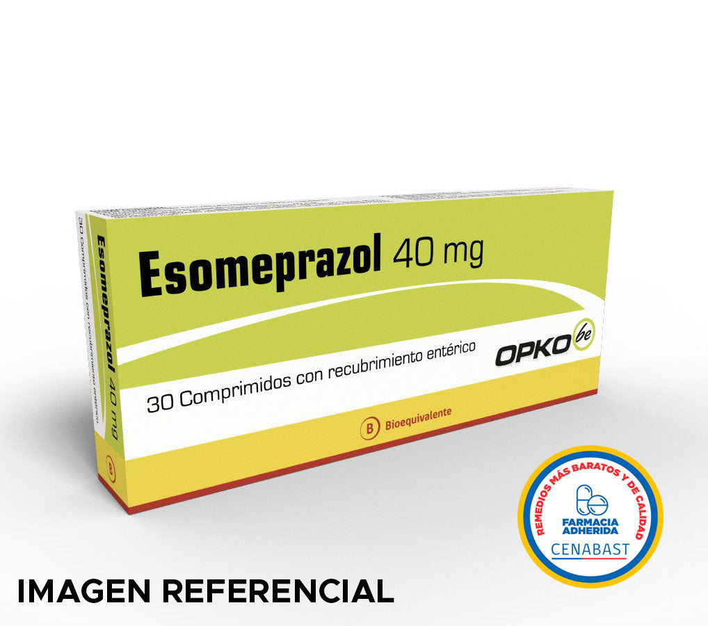 Esomeprazol Comprimidos con Recubrimiento Entérico 40mg Producto Cenabast