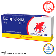 Eszopiclona Comprimidos Recubiertos 3mg Producto Cenabast (disponible solo para venta presencial)