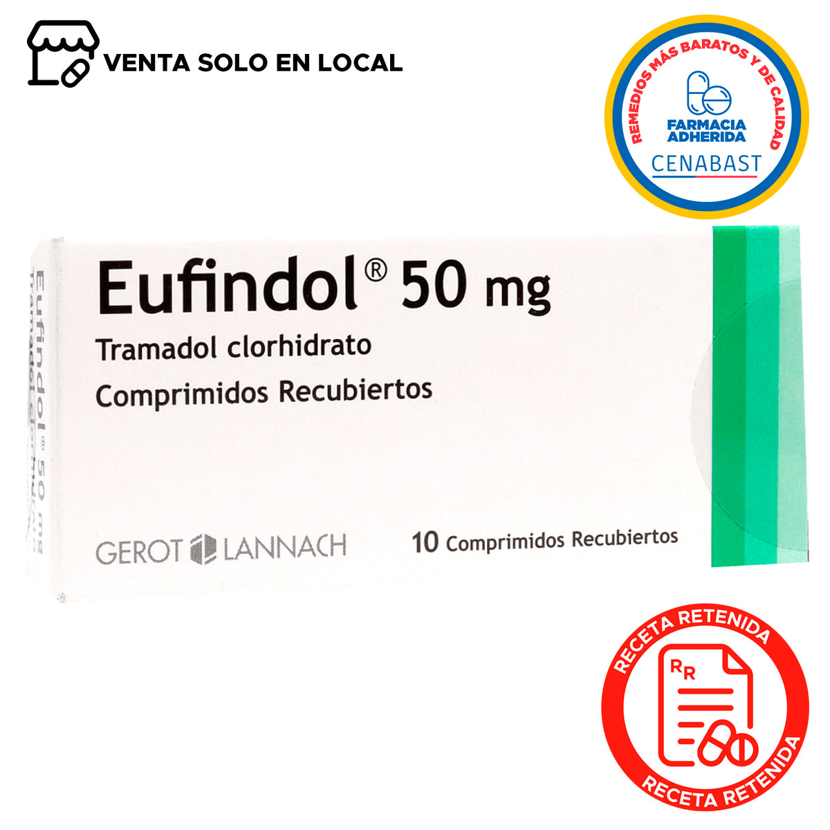 Eufindol Comprimidos Recubiertos 50mg Producto Cenabast