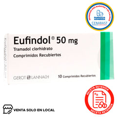 Eufindol Comprimidos Recubiertos 50mg Producto Cenabast (disponible solo para venta presencial)
