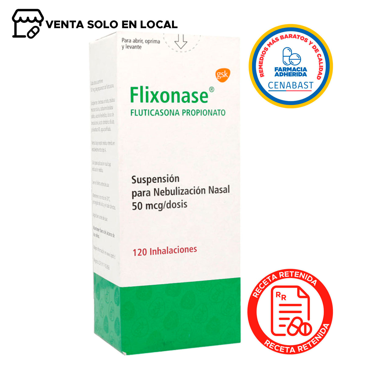 Flixonase Suspensión para Nebulización Nasal 50mcg