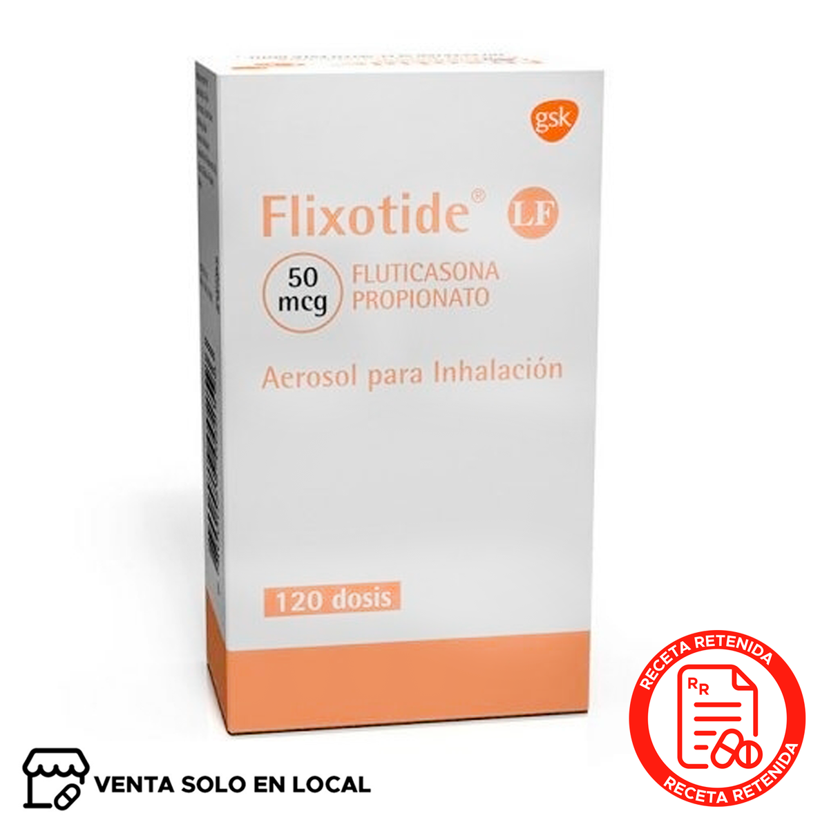 Flixotide Aerosol para Inhalación 50mcg (disponible solo para venta presencial)