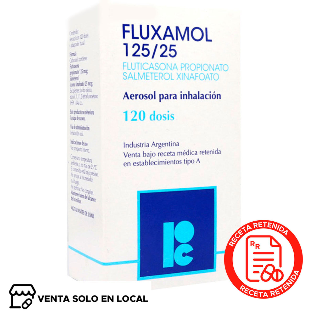 Fluxamol Aerosol para Inhalación 125/25