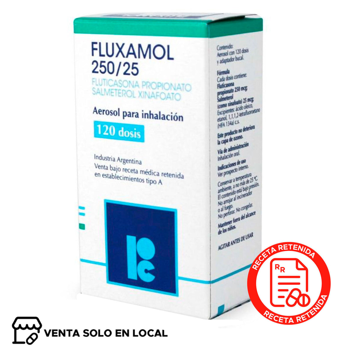 Fluxamol Aerosol para Inhalación 250/25