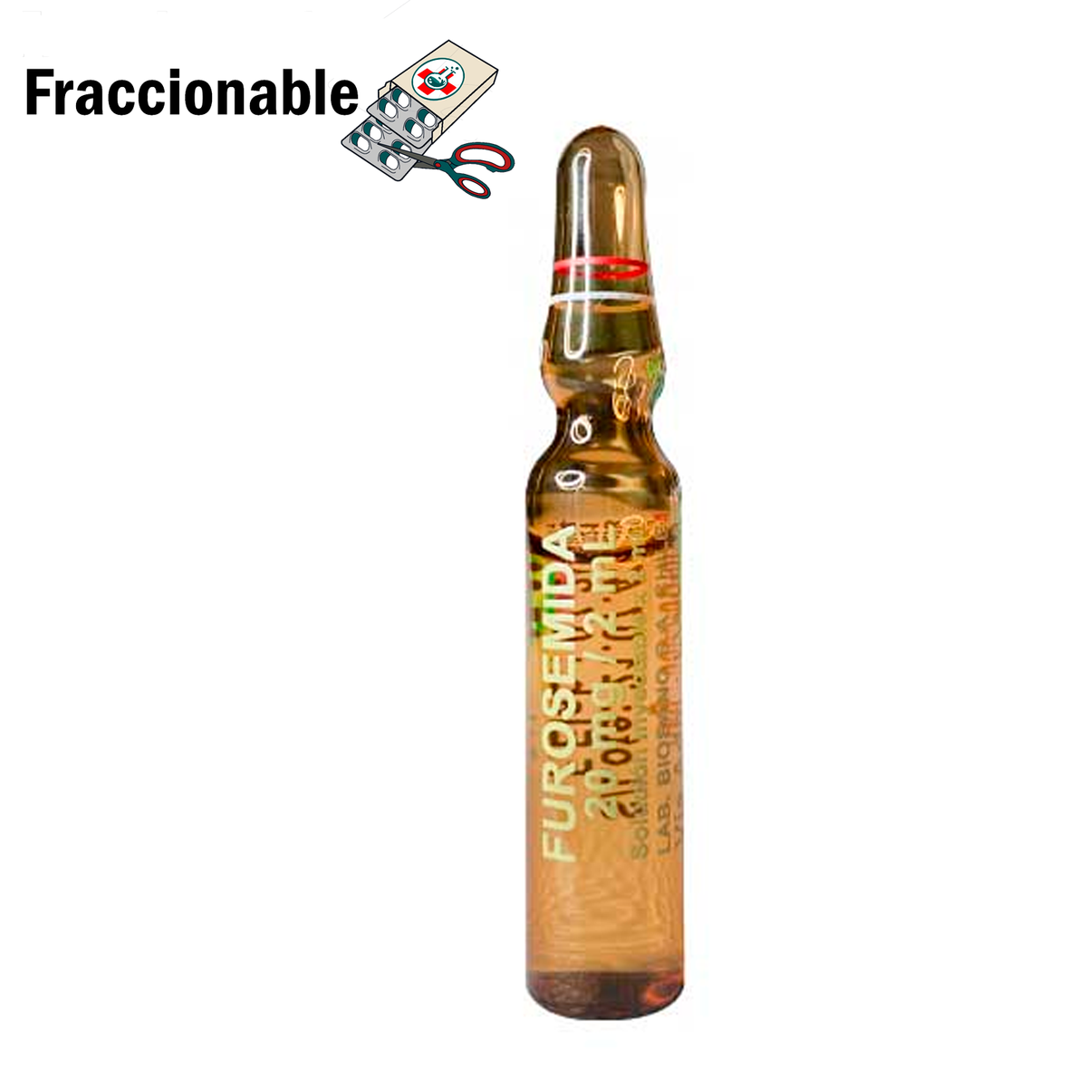 Furosemida 20mg/2ml Solución Inyectable x 1 Ampolla