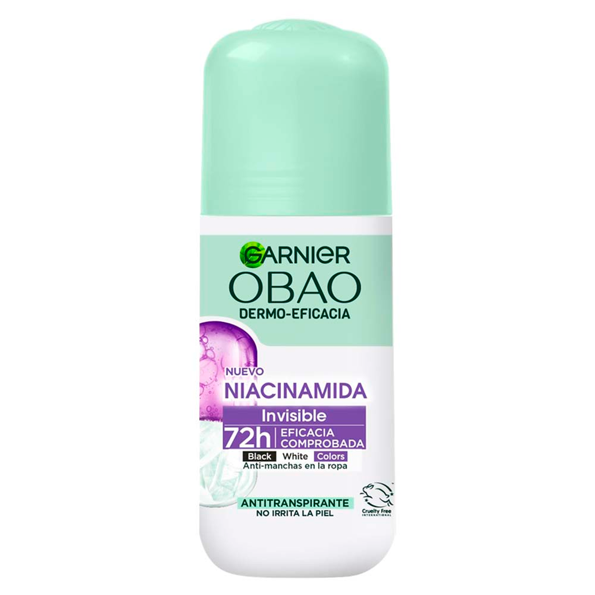 Garnier Desodorante Roll On Obao Niacinamida Mujer
