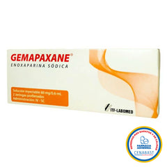 Gemapaxane Jeringa 60mg/0,6ml Producto Cenabast