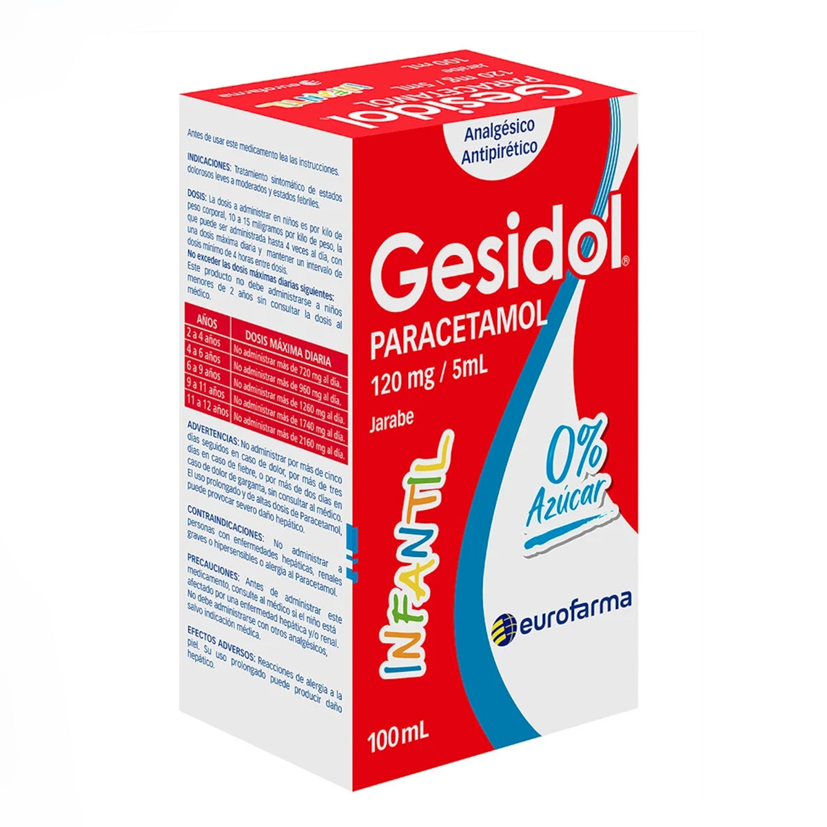 Gesidol Jarabe 120mg/5ml