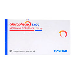 Glucophage Comprimidos Recubiertos 1000mg