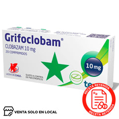 Grifoclobam Comprimidos