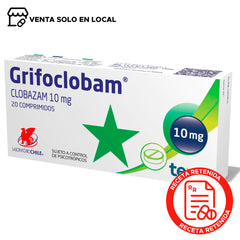 Grifoclobam Comprimidos