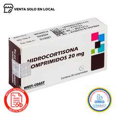 Hidrocortisona Comprimidos 20mg Producto Cenabast (disponible solo para venta presencial)
