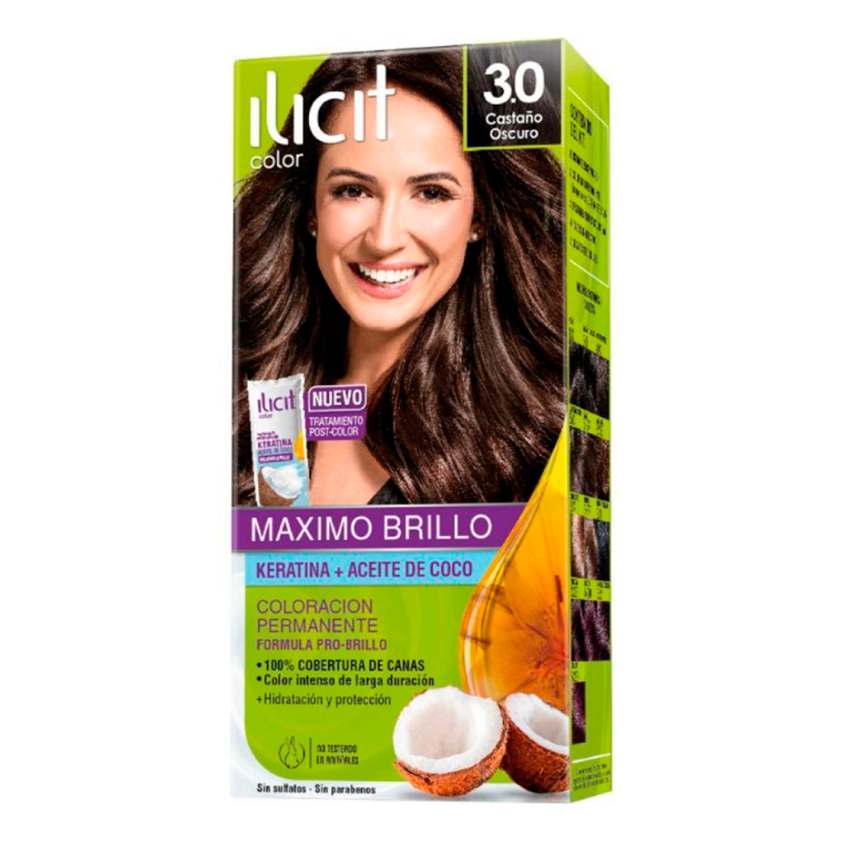 Ilicit Tintura Permanente Castaño Oscuro 3.0
