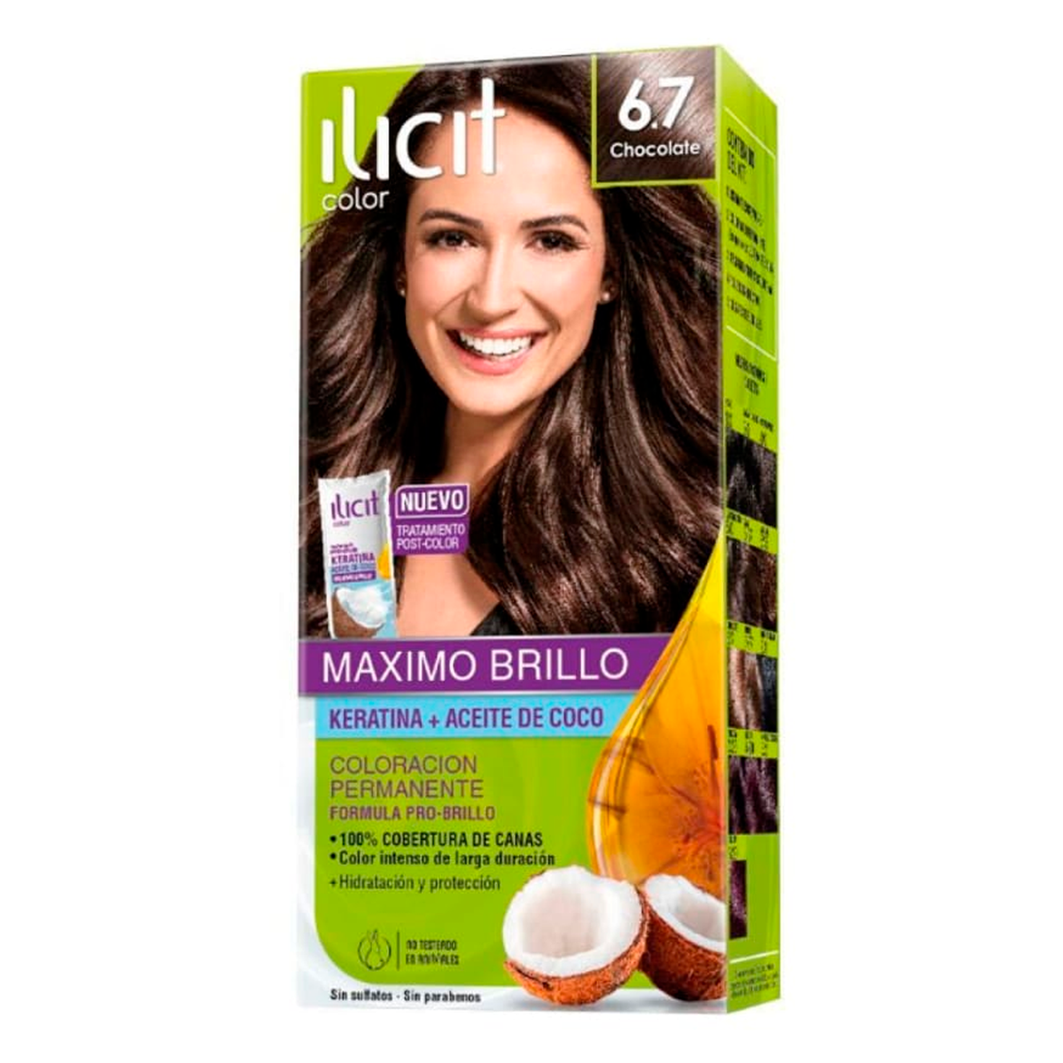 Ilicit Tintura Permanente Chocolate 6.7