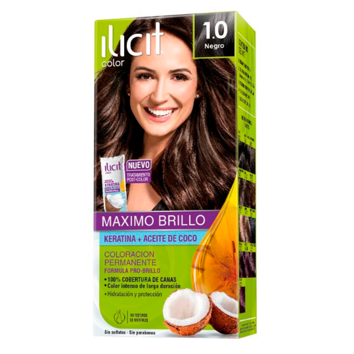 Ilicit Tintura Permanente Negro 1.0