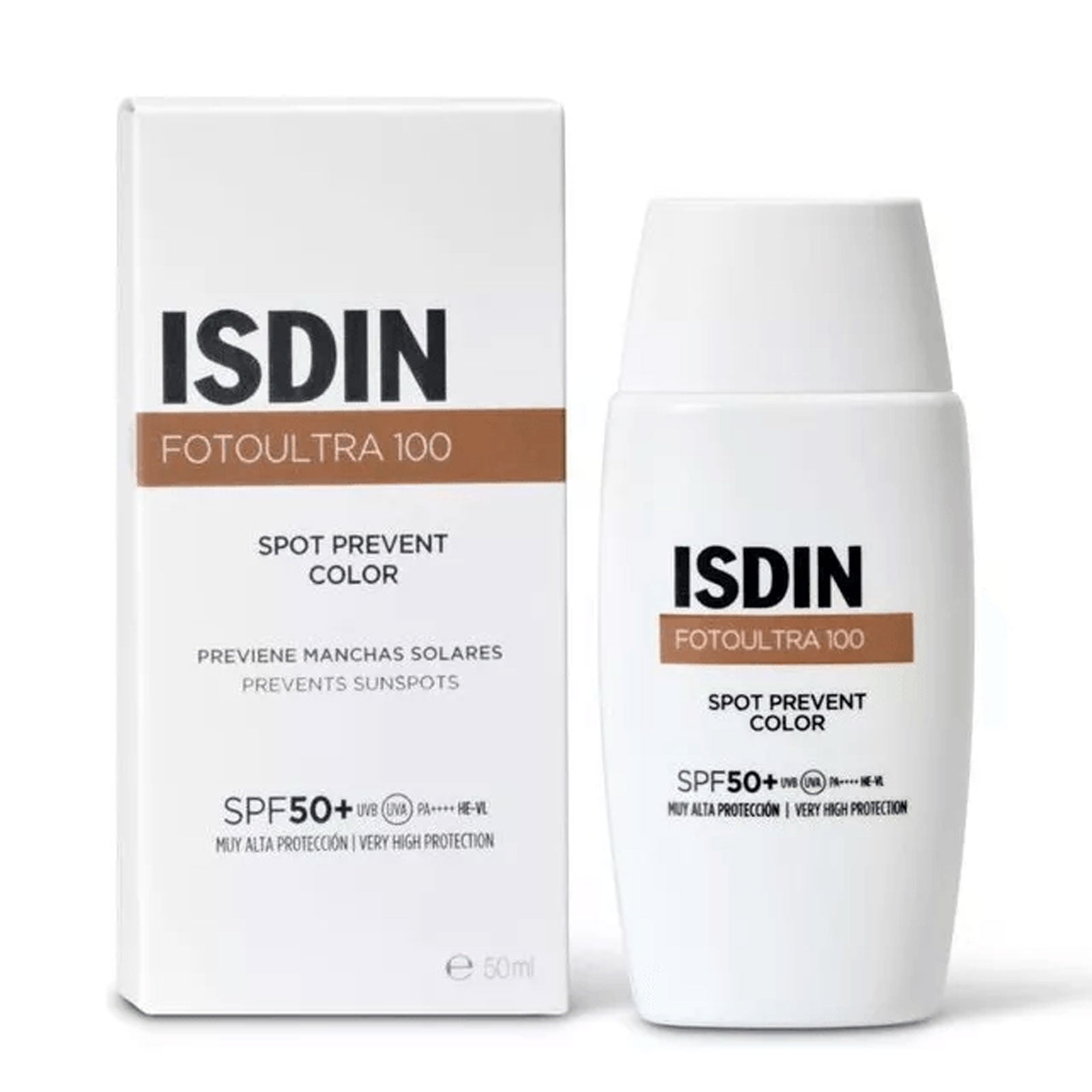 Isdin Protector Solar Fotoultra 100 Spot Prevent Color – Farmacia El ...