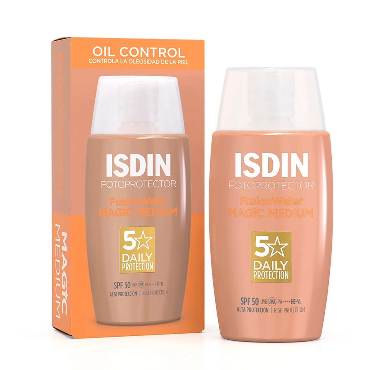 Isdin Fusion Water Fotoprotector Magic Color Medium