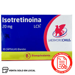 Isotretinoina Cápsulas Blandas 20mg