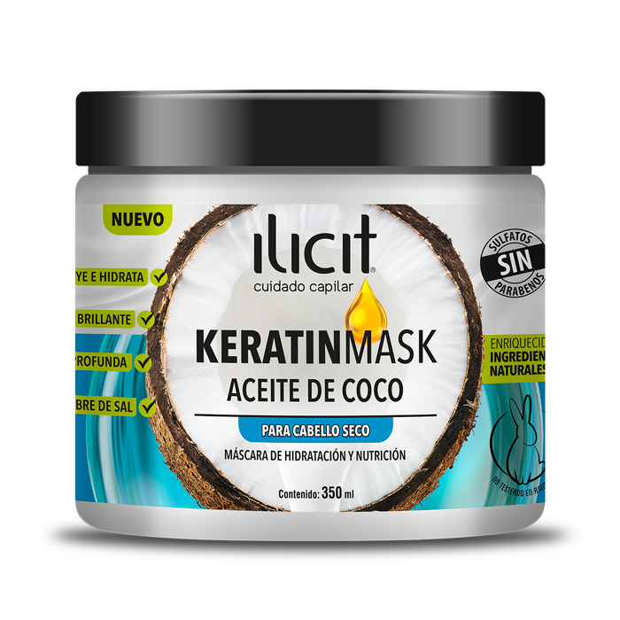 Ilicit Máscara Capilar Keratinmask Aceite de Coco