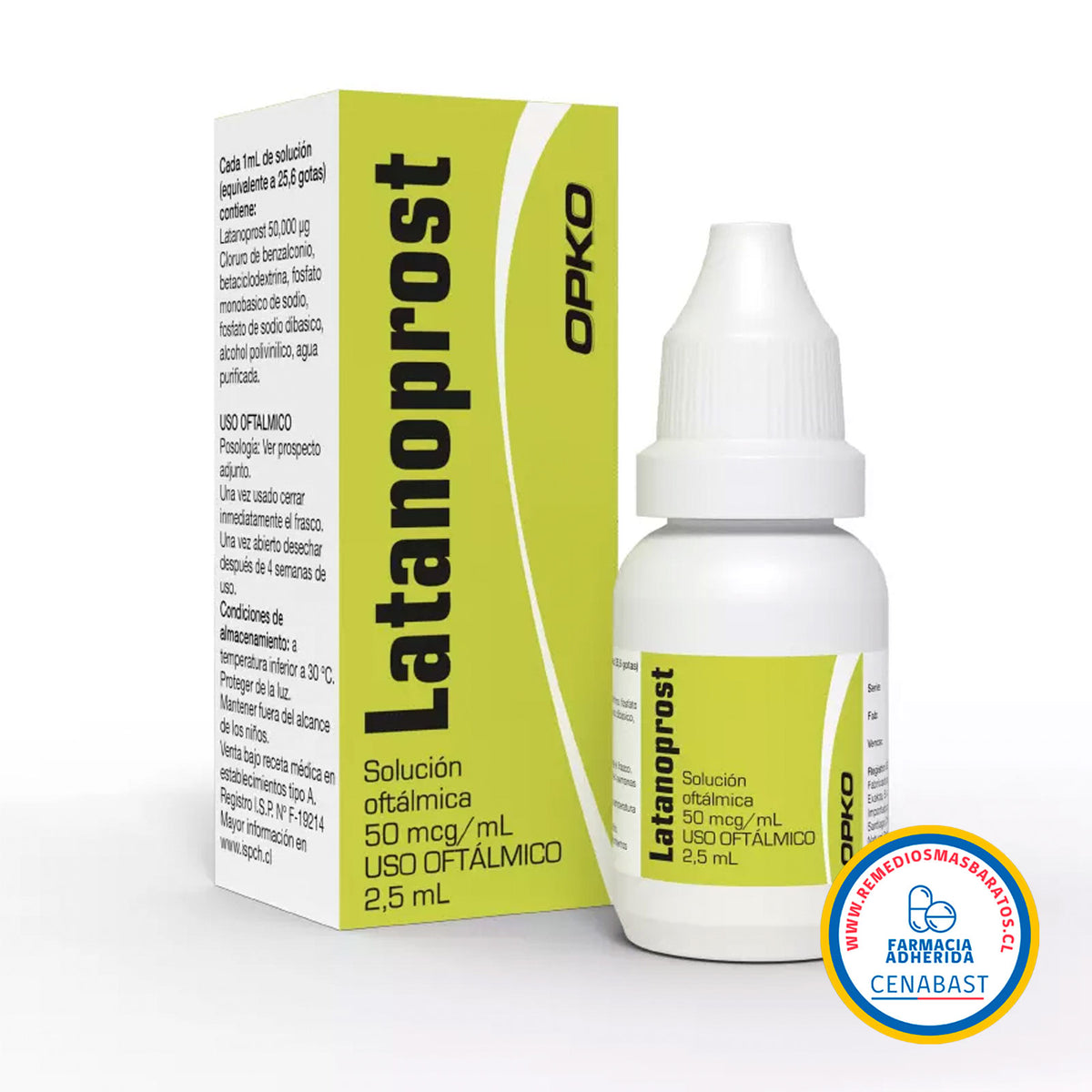 Latanoprost Solución Oftálmica 0,05% Producto Cenabast
