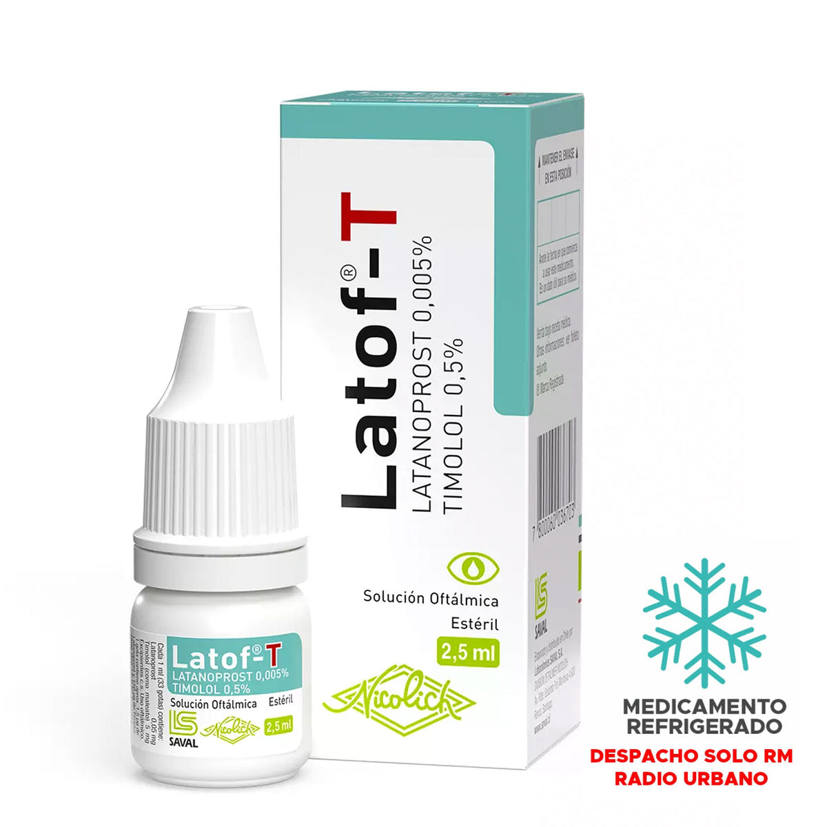 Latof-T Solución Oftálmica 0,005%/0,5%