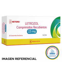 Letrozol Comprimidos Recubiertos 2,5mg Producto Cenabast