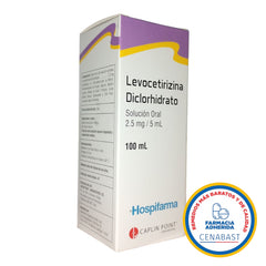 Levocetirizina suspension 2,5mg/5ml Cenabast
