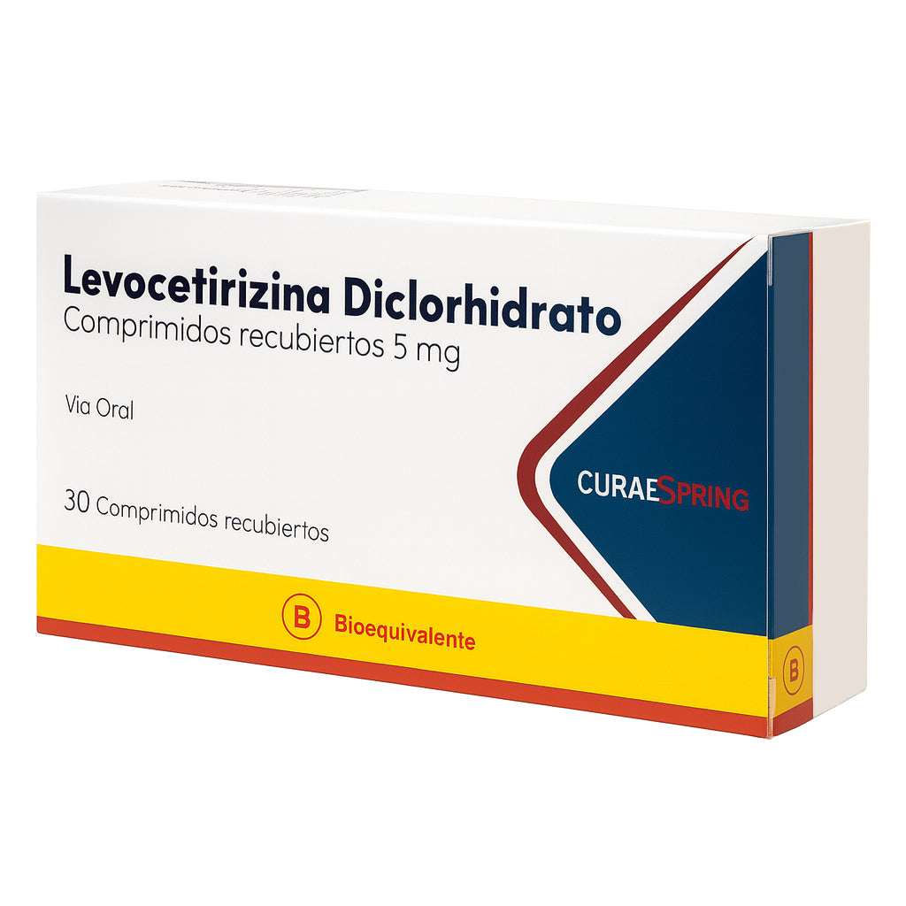 Levocetirizina Comprimidos Recubiertos 5mg