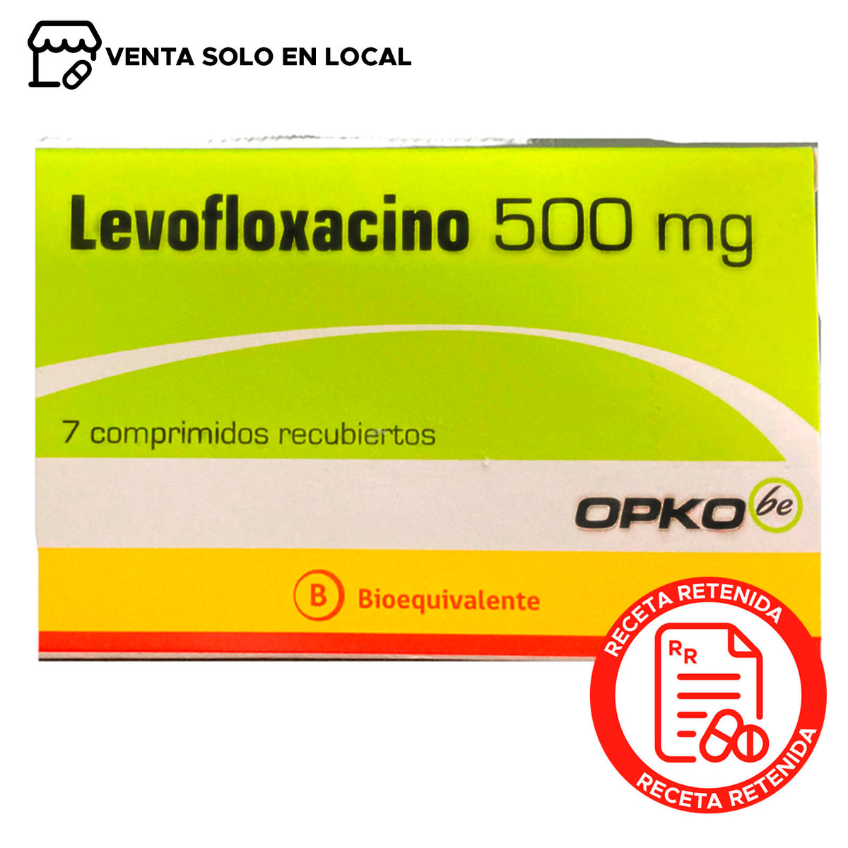 Levofloxacino Comprimidos Recubiertos 500mg