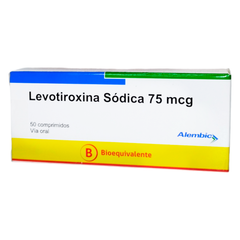 Levotiroxina Comprimidos 75mcg