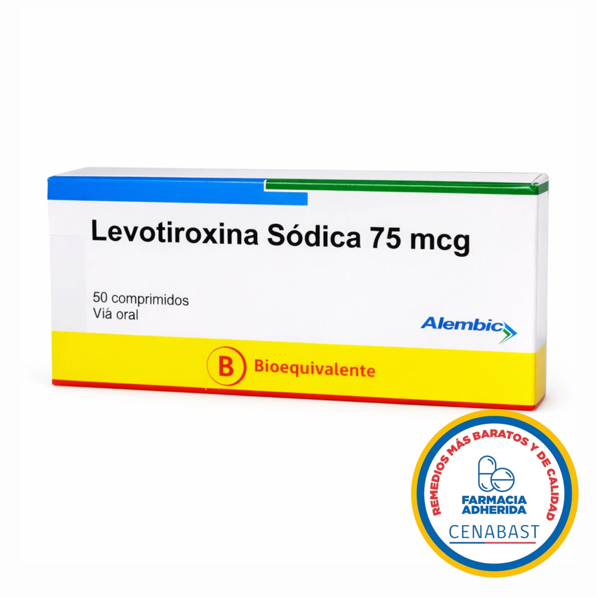 Levotiroxina Comprimidos 75mcg Producto Cenabast