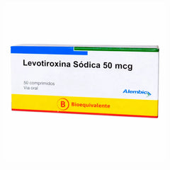 Levotiroxina Comprimidos 50mcg