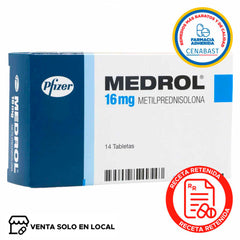 Medrol Comprimidos 16mg Producto Cenabast