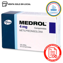 Medrol Comprimidos 4mg Producto Cenabast