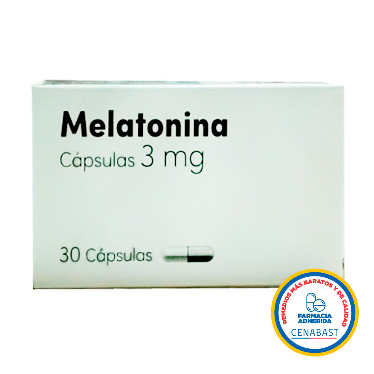 Melatonina 3mg 30 Cápsulas Producto Cenabast