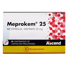 Meprokem Comprimidos de Liberación Prolongada 25mg