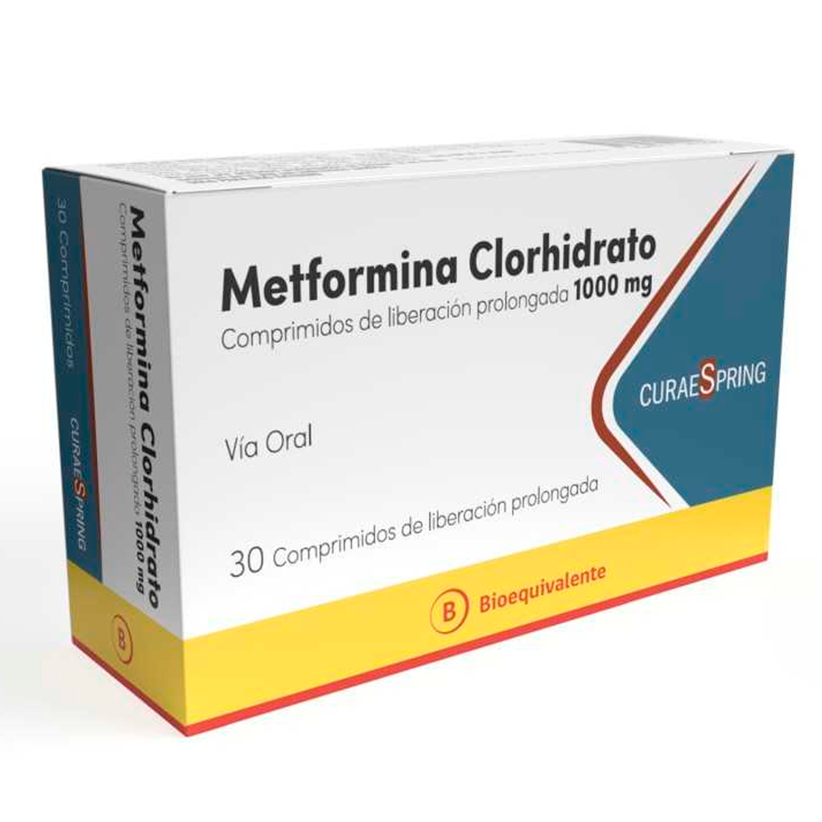 Metformina Comprimidos de Liberación Prolongada 1000mg