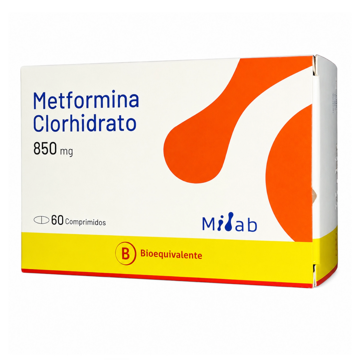 Metformina 850 mg 60 Comprimidos
