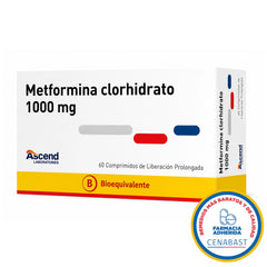 Metformina 1000mg Comprimidos de Liberación Prolongada Producto Cenabast